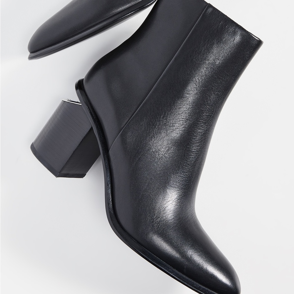 Alexander Wang Anna Ankle Boots Silver Hardware 37.5